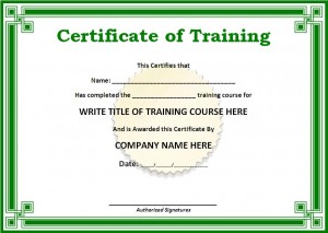 forklift certificate templates for word